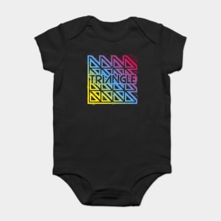 Triangle Rainbow Baby Bodysuit